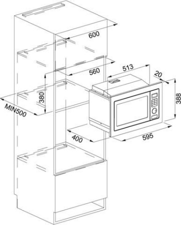 Микроволновая печь Franke FMW 250 SM G XS