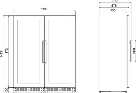 Винный шкаф Dometic E91FG Elegance [1]
