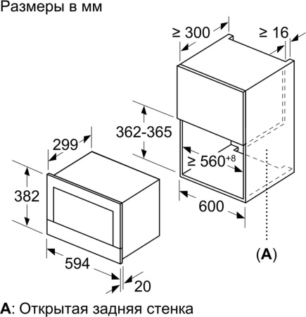 Микроволновая печь Bosch BFL634GW1