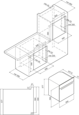 Встраиваемый духовой шкаф Graude BK 60.2 EL