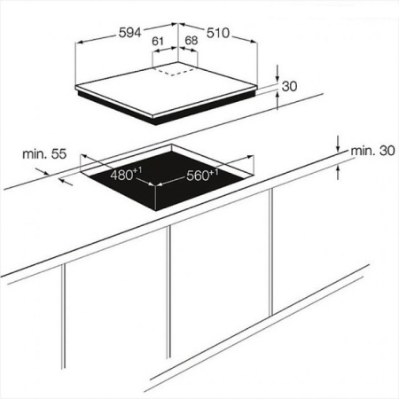 Варочная поверхность Zanussi ZGG 566414 C