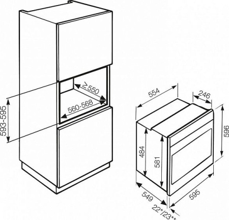 Встраиваемый духовой шкаф Miele H 2261 B EDST/CLST