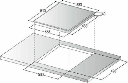 Варочная поверхность Kuppersberg FA 6VI01