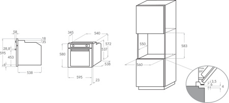 Встраиваемый духовой шкаф KitchenAid KOASPB 60600