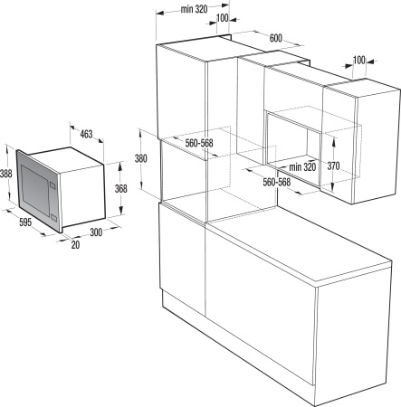 Микроволновая печь Gorenje BM 171E2XG