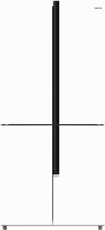 Холодильник Hiberg RFQ-510DX NFGW [2, No Frost]