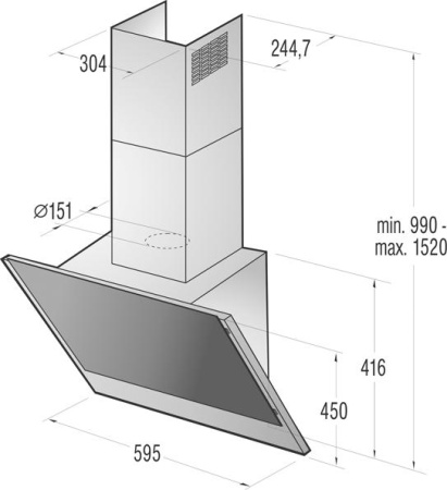 Кухонная вытяжка Gorenje WHI 641E6B