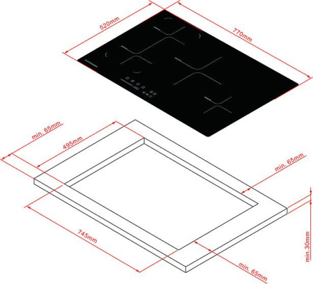 Варочная поверхность Kuppersberg ICS 804