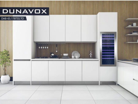 Винный шкаф Dunavox DAB-65.178TSS.TO [1, No Frost]