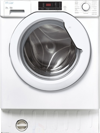 Стиральная машина Haier HW80-U14B2 [8 кг, фронтальная, встраиваемая под столешницу]