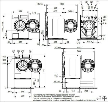 Стиральная машина Schulthess Spirit 540 [8 кг, фронтальная]
