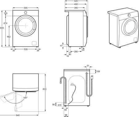 Стиральная машина Electrolux EW6SN406WI [6 кг, фронтальная]