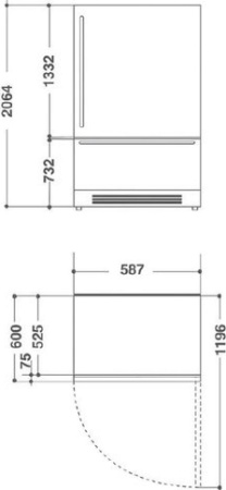 Холодильник KitchenAid KCVWX 20600L [2, No Frost]