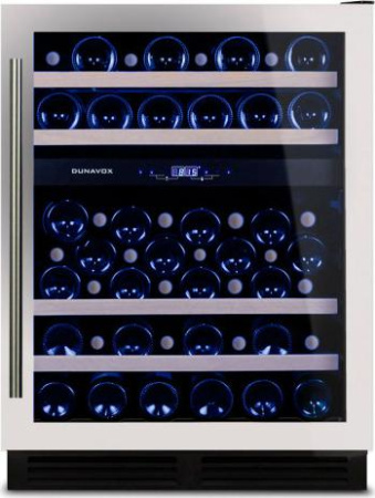 Винный шкаф Dunavox DX-53.130SDSK/DP [1, капельное]