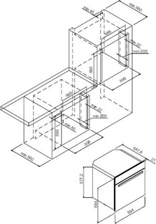 Встраиваемый духовой шкаф Graude BM 60.2 E