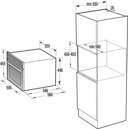 Встраиваемый духовой шкаф Gorenje Bcm4547A10X