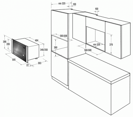 Микроволновая печь Gorenje BM 6120 AX