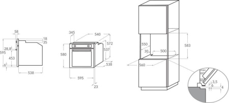 Встраиваемый духовой шкаф KitchenAid KOHSS 60602