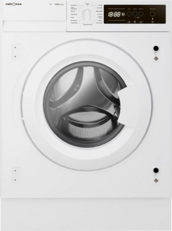 Стиральная машина Krona Zimmer 1200 7K [7 кг, фронтальная, встраиваемая под столешницу]