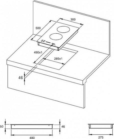 Варочная поверхность Kuppersberg FQ 3VT03