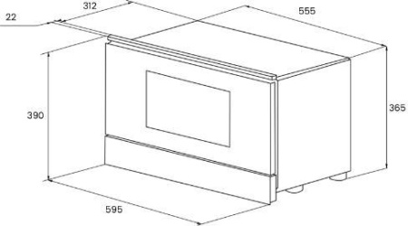 Микроволновая печь Kuppersberg HMW 393 W