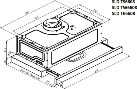Кухонная вытяжка Schaub Lorenz SLD TE6608