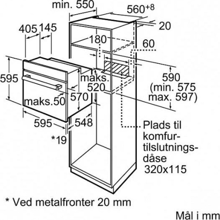 Встраиваемый духовой шкаф Siemens HB 73AB541S