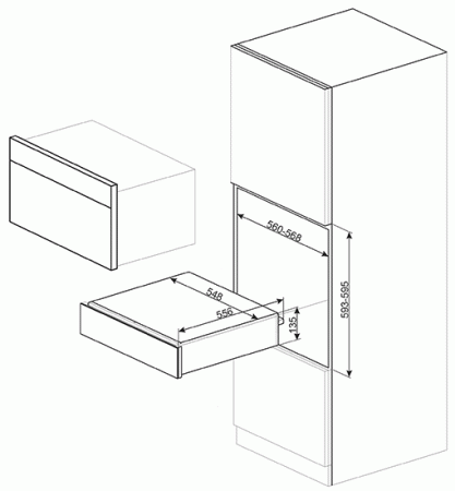 Подогреватель посуды Smeg CPR715A