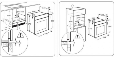 Встраиваемый духовой шкаф Zanussi OPZB 4210 B