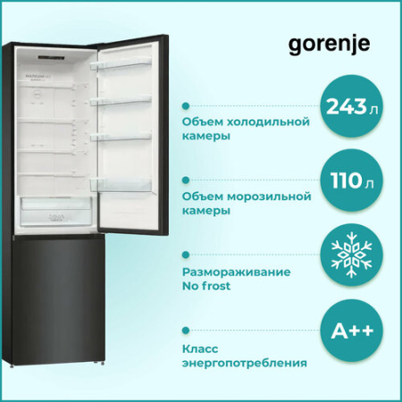 Холодильник Gorenje NRK 6202EBXL4 [2, No Frost]