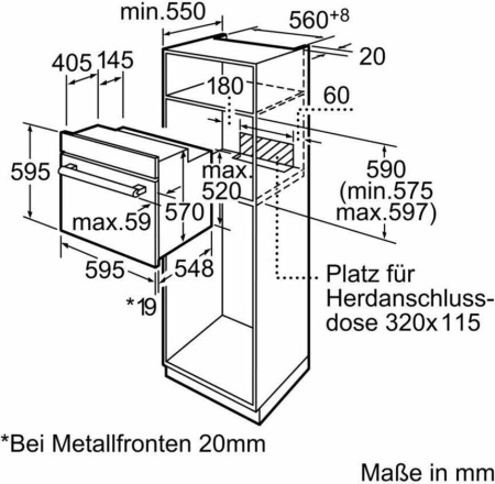 Встраиваемый духовой шкаф Bosch HBA 5570W0