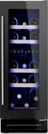 Винный шкаф Dunavox DX-17.58DBK [1, капельное]
