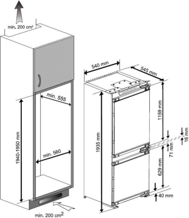 Холодильник Beko BCNA 306E2S [2, No Frost]