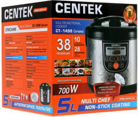 Мультиварка Centek CT-1498