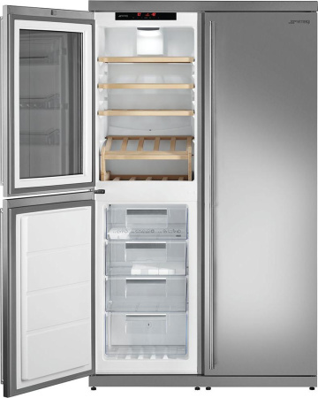 Холодильник Smeg WF354LX [3, капельное]