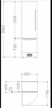 Холодильник KitchenAid KCZWX 20600L [1, No Frost]