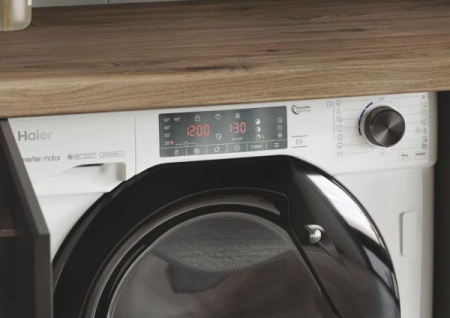Стиральная машина Haier HWQ90B416FWB [9 кг, фронтальная, встраиваемая под столешницу]