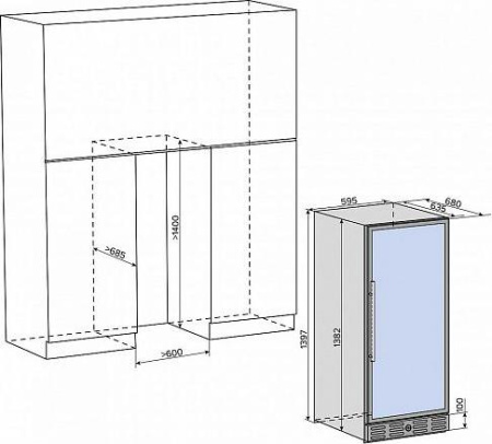 Винный шкаф Libhof SO-127 [капельное]