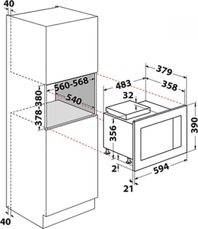 Микроволновая печь Hotpoint-Ariston MF25G IX HA