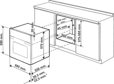 Встраиваемый духовой шкаф Hotpoint-Ariston FD 610 MR