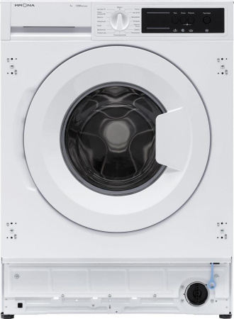Стиральная машина Krona Zimmer 1400 8K [8 кг, фронтальная, встраиваемая под столешницу]