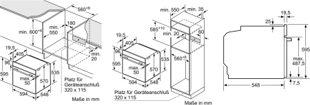 Встраиваемый духовой шкаф Bosch HBG 578 BS 0R