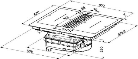 Варочная поверхность Faber Galileo Smart BK F600