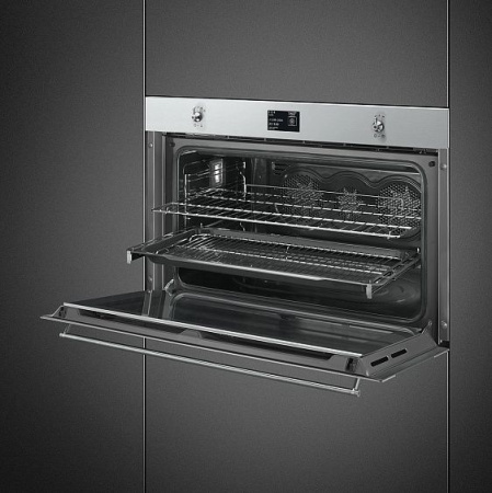 Встраиваемый духовой шкаф Smeg SFP 9395X