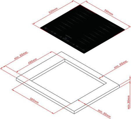 Варочная поверхность Kuppersberg ICS 644