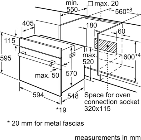 Встраиваемый духовой шкаф Bosch HBF114EW0R