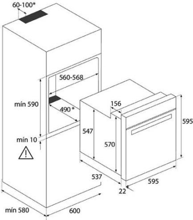 Встраиваемый духовой шкаф Teka HBB 720