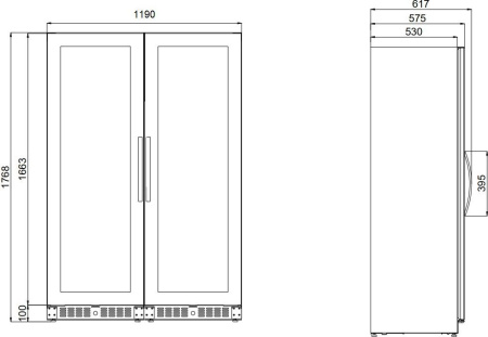 Винный шкаф Dometic E91FG Elegance [1]