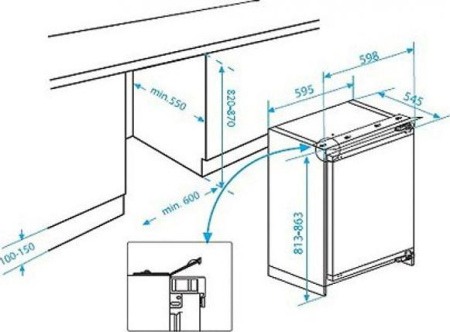 Холодильник Beko BU 1100 HCA [1, капельное]