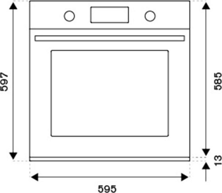 Встраиваемый духовой шкаф Bertazzoni F605 HER EKNE